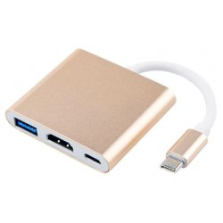 PROFICON TYPE C TO HDMI USB CONV 1 μετατροπέας οικονομικό adapter παράλληλη μεταφορά δεδομένων ήχου και ποιότητας εικόνας 4K